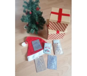 Stickserie ITH - Schokolinsen Adventskalender to go Hüllen